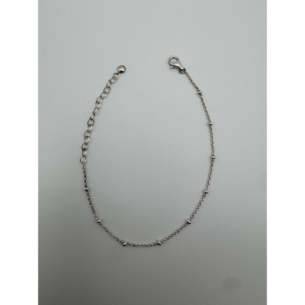 Monica Vinader Beaded Chain Bracelet Sterling Silver - Picture 3 of 4